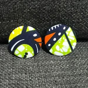 African print earring